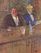 Henri De Toulouse-Lautrec Die Bar oil painting